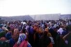 People Occupy Dam Site At Dawn